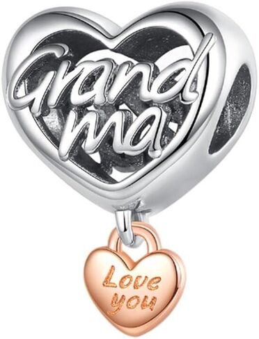 Ouroyea Charm 925 Sterling Silver Pendant,Girl Jewelry Beads Gifts for Women Bracelet&Necklace in Saudi Arabia