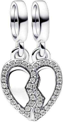 Ouroyea Charm 925 Sterling Silver Pendant,Girl Jewelry Beads Gifts for Women Bracelet&Necklace in Saudi Arabia