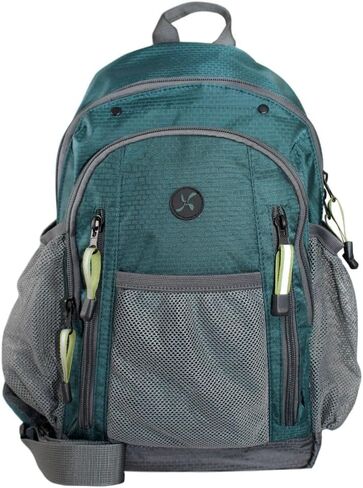 شوغر ميديكال - حقيبة ظهر معزولة للسفر لمرضى السكري - جيوب متعددة معزولة بالكامل، حقيبة ظهر مع حلقات مرنة للإمدادات الطبية لمرضى السكري والأدوية واختبار الجلوكوز والجلوكاجون (رمادي ضبابي) in Kuwait