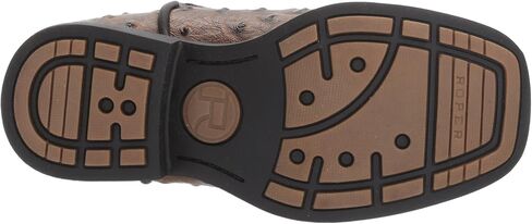 ROPER Infant Boys Cowbaby Daniel Embroidery Round Toe Casual Boots Mid Calf - Black, Brown in Kuwait