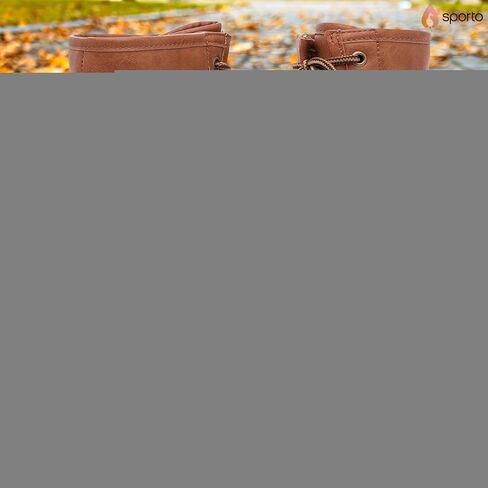 Sporto Women's Duck Boots with Lace-Up Closure Attina Waterproof Mid-Calf Winter for Comfort in Kuwait