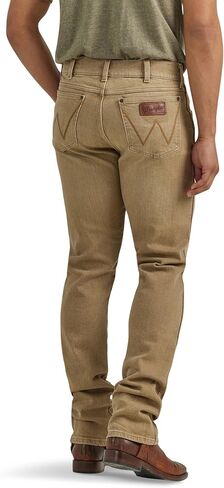 Wrangler Men's Retro Slim Fit Straight Leg Jean, Saddle in Saudi Arabia