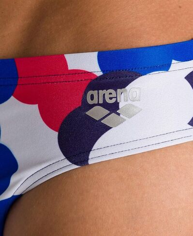 ARENA Men's USA Red, White and Blue 3-inch Brief Athletic Training Swimsuit in Saudi Arabia