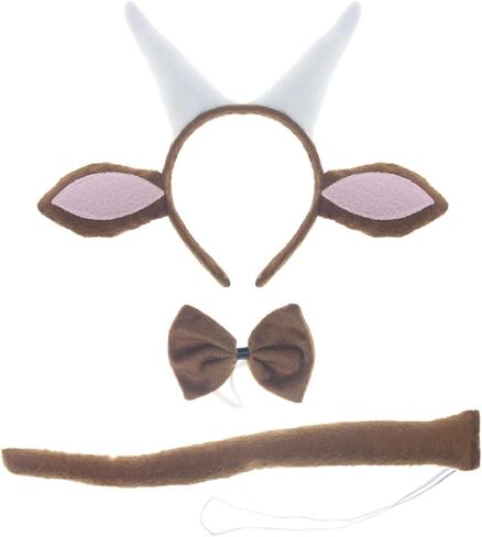 3 قطع من شريط راس على شكل اذني ماعز للهالوين، ربطة عنق على شكل ذيل من القطيفة، اقراط شعر على شكل قرون خروف رام ظبي، ربطة شعر على شكل حيوانات، عصابات شعر للنساء، ازياء تنكرية للكريسماس واعياد الميلاد in Kuwait