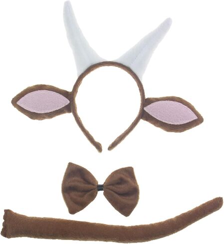 3 قطع من شريط راس على شكل اذني ماعز للهالوين، ربطة عنق على شكل ذيل من القطيفة، اقراط شعر على شكل قرون خروف رام ظبي، ربطة شعر على شكل حيوانات، عصابات شعر للنساء، ازياء تنكرية للكريسماس واعياد الميلاد in Kuwait