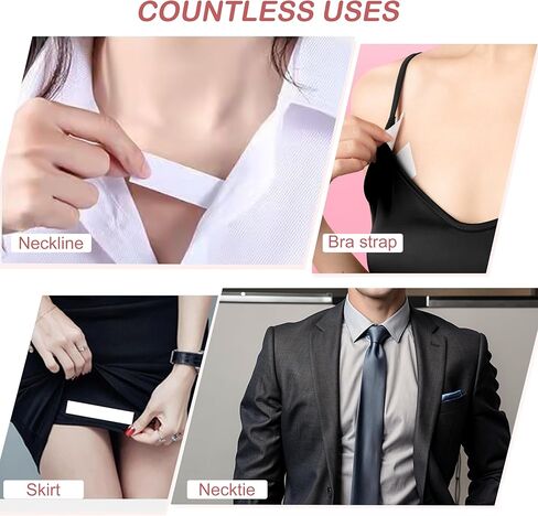 Double Sided Tape for Fashion, Clothing and Body (300 Strip Pack) in Kuwait