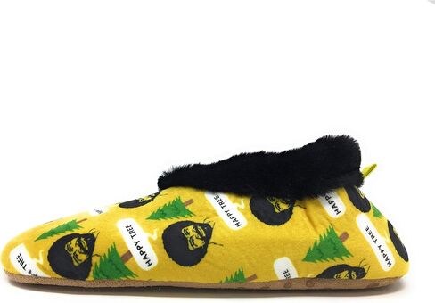 JYinstyle Women's Fuzzy Plush Non-Slip Slippers, Warm Comfy Cozy House Slippers, Fleece Lined Indoor Shoes in Saudi Arabia