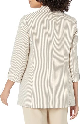 Kasper Women's Notch Collar Jacket W/Roll Tab Sleeve in Saudi Arabia
