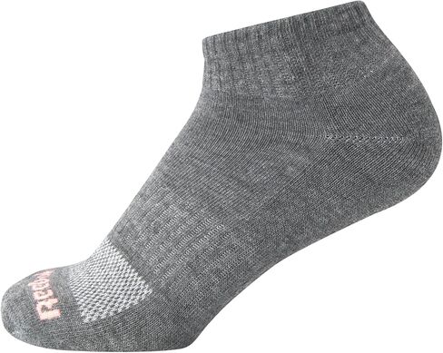 Reebok Women's Athletic Socks - Performance Low Cut Socks (12 Pack), Size 4-10, Grey/White/Black in Saudi Arabia