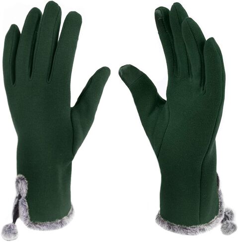 قفازات شتوية تعمل باللمس من نوليا، قفازات للنساء + قفازات للهواتف الذكية للطقس البارد in Kuwait