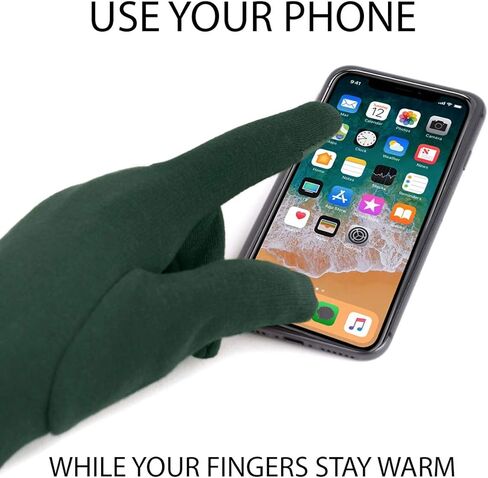 قفازات شتوية تعمل باللمس من نوليا، قفازات للنساء + قفازات للهواتف الذكية للطقس البارد in Kuwait