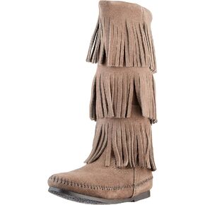 Minnetonka Women's 3-Layer Fringe Boot