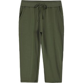 Weintee Women's Knit Sweatpants Capri Pants with Pockets in Kuwait