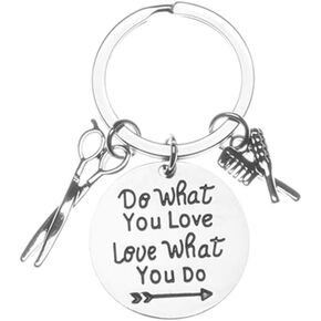 Infinity Collection Hairstylist Gift, Hairstylist Charm Keychain, Hairdresser Do What You Love, Love What You Do Gift, Hairdresser Keychain, Gift for Stylists in Saudi Arabia