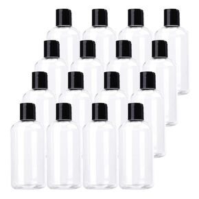Bekith 16 Pack 8oz Plastic Squeeze Bottles with Disc Cap, Clear Travel Containers For Shampoo, Lotions, Liquid Body Soap, Creams in Saudi Arabia