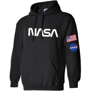 Studio 9Thirty3 Adult NASA Sweatshirt Hoodie with Flag and NASA logo, Gift for Space Enthusiast, NASA Gift in Kuwait