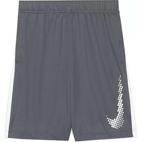 Nike Big Boys Dominate Graphic Shorts (Grey(DA0137-084)/White, Small) in Saudi Arabia