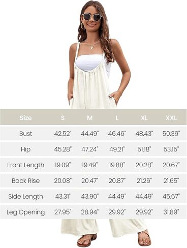 ملابس نسائية صيفية من Faleave بأرجل واسعة بدون أكمام وسروال فضفاض غير رسمي in Kuwait