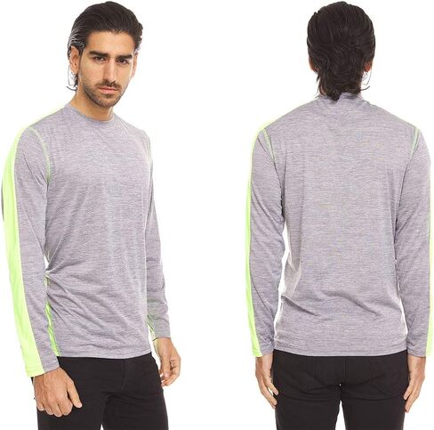 تي شيرتات Dri-Fit بأكمام طويلة للرجال - 4 قطع - تي شيرتات ماصة للرطوبة وسريعة الجفاف in Kuwait