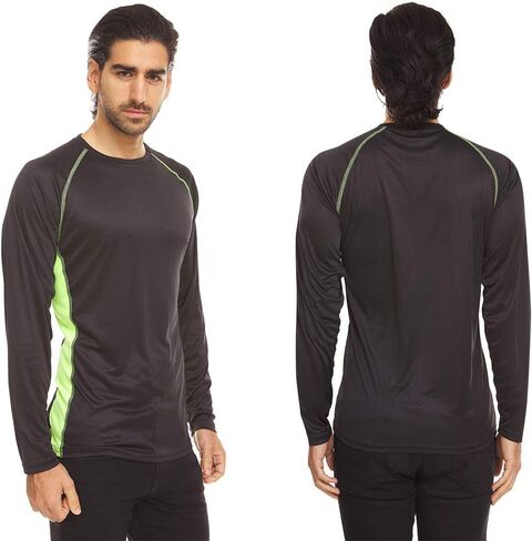 تي شيرتات Dri-Fit بأكمام طويلة للرجال - 4 قطع - تي شيرتات ماصة للرطوبة وسريعة الجفاف in Kuwait
