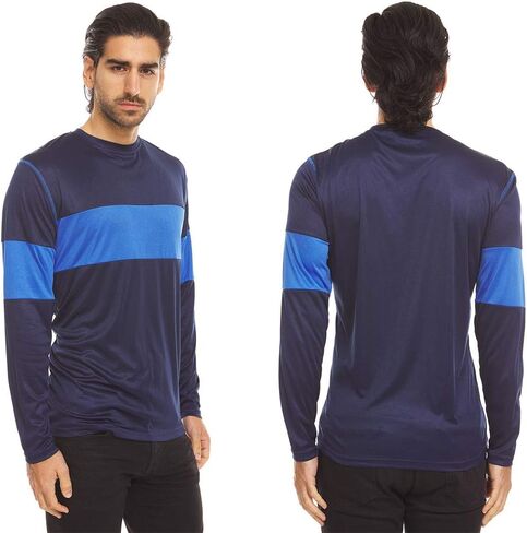 تي شيرتات Dri-Fit بأكمام طويلة للرجال - 4 قطع - تي شيرتات ماصة للرطوبة وسريعة الجفاف in Kuwait