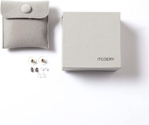 اقراط اذن ذهبية مرصعة بتصميم صدفة البحر من ايتكويري، مجوهرات شاطئ متدلية من الزنك، تركواز, الزنك, تركواز in Kuwait