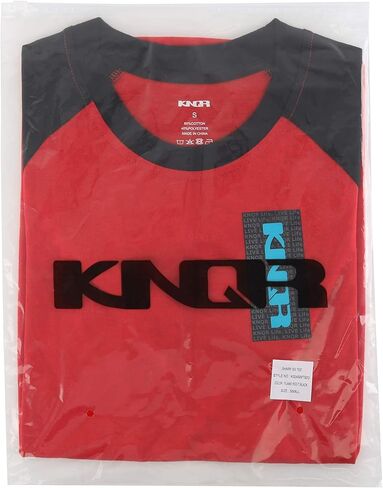 قمصان رياضية رجالية كاجوال من KNQR بقصة ضيقة وأكمام قصيرة/طويلة الأكمام ورقبة دائرية للبيسبول قمصان رياضية نشطة تي شيرت in Kuwait