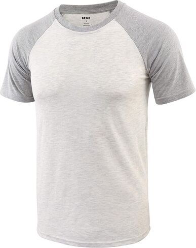 قمصان رياضية رجالية كاجوال من KNQR بقصة ضيقة وأكمام قصيرة/طويلة الأكمام ورقبة دائرية للبيسبول قمصان رياضية نشطة تي شيرت in Kuwait