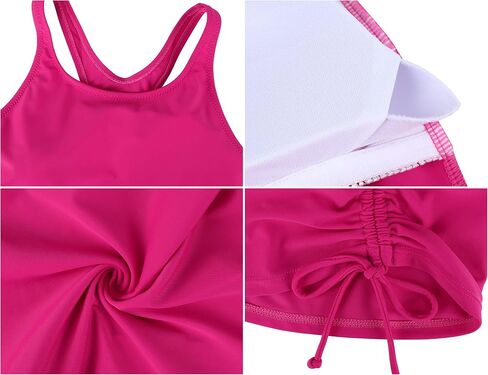 ملابس سباحة Mycoco Tankini للنساء للتحكم في البطن قطعتين لباس سباحة رياضي Racerback بدون أكمام مع ملابس سباحة سفلية in Kuwait