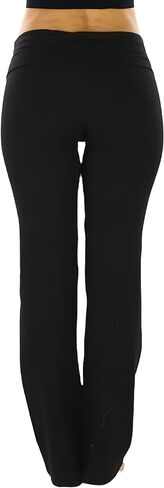 ToBeInStyle Women's Low Rise Sweatpants w/Fold-Over Waistband in Kuwait