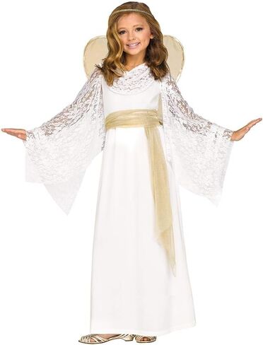 Fun World Little Girl's Angelic Miss Childrens Costume, Medium, Multicolor in Saudi Arabia