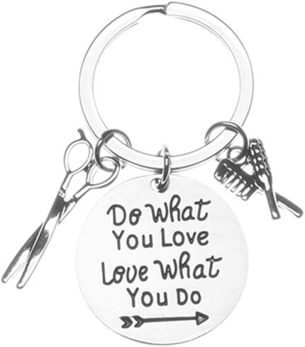 Infinity Collection Hairstylist Gift, Hairstylist Charm Keychain, Hairdresser Do What You Love, Love What You Do Gift, Hairdresser Keychain, Gift for Stylists in Saudi Arabia