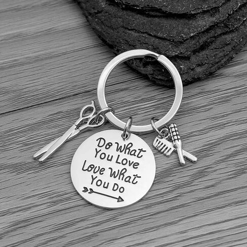Infinity Collection Hairstylist Gift, Hairstylist Charm Keychain, Hairdresser Do What You Love, Love What You Do Gift, Hairdresser Keychain, Gift for Stylists in Saudi Arabia