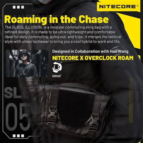 Nitecore SLB05 وحدات التنقل حقيبة حبال Crossbody حقيبة الكتف التصحيح in Saudi Arabia