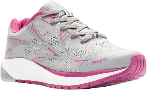 Propet Womens One Lt Walking Walking Sneakers Shoes - Black in Saudi Arabia