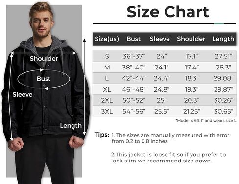 Wantdo Men's Cotton Lightweight Jacket Casual Military Bomber Jacket with Removable Hood in Saudi Arabia