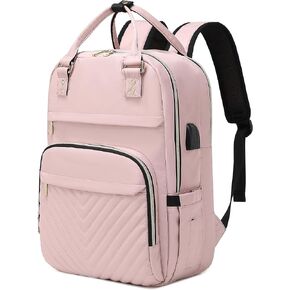 ZJIMLIN Laptop Backpack Women 17 Inch Travel Backpack for Women Nurse Backpack Waterproof Anti-theft Backpack Purse for Women