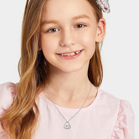 Freesloth قضاعة قلادة 925 فضة البحر قضاعة القلب قلادة قلادة مجوهرات بأشكال حيوانات قضاعة هدايا للفتيات النساء in Kuwait