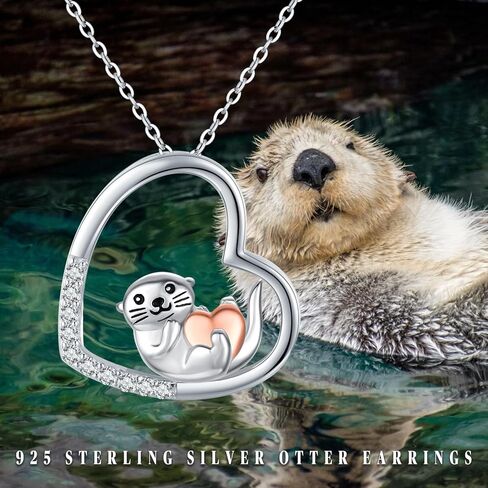 Freesloth قضاعة قلادة 925 فضة البحر قضاعة القلب قلادة قلادة مجوهرات بأشكال حيوانات قضاعة هدايا للفتيات النساء in Kuwait