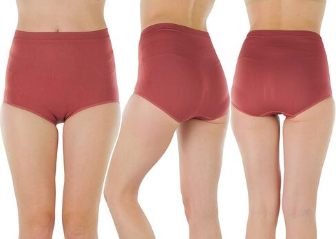 ToBeInStyle Women's 6 Pack High-Waist Compression Control Briefs - Plus Size 2X to 4X in Saudi Arabia