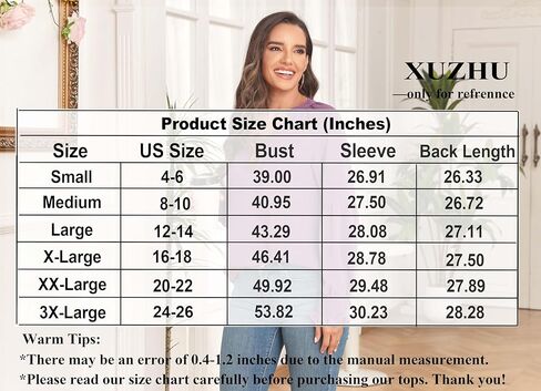 XUZHU المرأة خريف شتاء عادية تونك القمم Smocked كم طويل الخامس الرقبة البلوزات موضة فضفاضة قمصان مناسبة تي شيرت in Kuwait