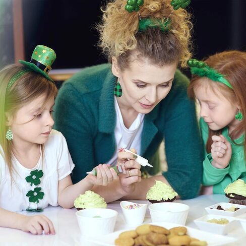 16 Pairs St. Patrick's Day Earrings for Women Girls Irish Shamrock Teardrop Earrings Green Hat Earrings Faux Leather Earrings for Irish Festival Gift St. Patrick's Day Accessories in Saudi Arabia