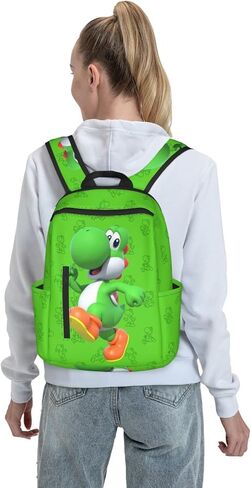 SCRFUCKEAM Backpack Leisure Laptop Backpack Girl Boy Lightweight Backpacks Travel Backpack Men And Women Black, Black, One Size, Travel Backpacks in Kuwait