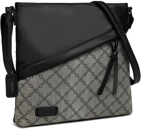 Medium Crossbody Bags for Women Trendy, Leather Cross Body Bag Purses and Travel Shoulder bag with Multi Pockets in Kuwait