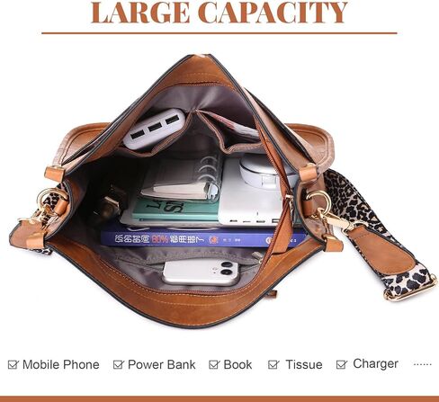 حقائب كروس كبيرة من Freie Liebe للنساء مع 3 قطع من الأشرطة الجلدية النباتية وحقائب الكتف in Kuwait