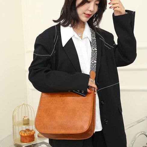 حقائب كروس كبيرة من Freie Liebe للنساء مع 3 قطع من الأشرطة الجلدية النباتية وحقائب الكتف in Kuwait