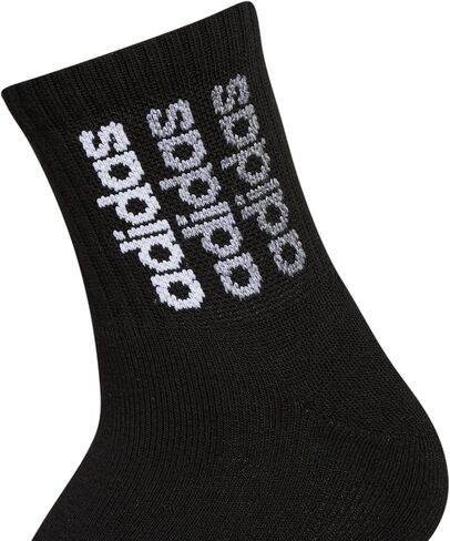 adidas Women's Sport Linear High Quarter Socks (3-Pair) in Saudi Arabia