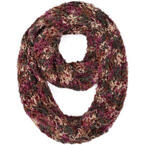TrendsBlue Super Soft Winter Multi Color Knit Infinity Loop Circle Scarf