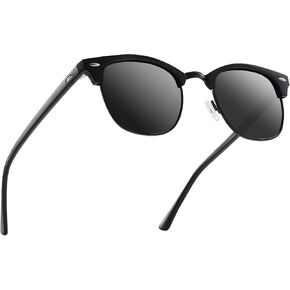 AOMASTE Sunglasses Men/Mens Polarized Sunglasses for Men Women,Classic Semi-Rimless Sun Glasses in Saudi Arabia