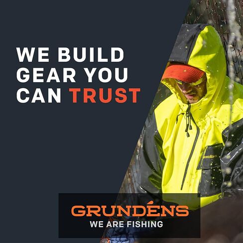 Grundéns Neptune Thermo Anorak Jacket | Durable Waterproof Protection Jacket with Warm Fleece Backer for Fishing Rain Gear in Saudi Arabia